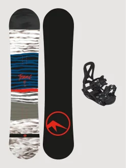 TRANS Fe 130 + Pure M Snowboard-Set