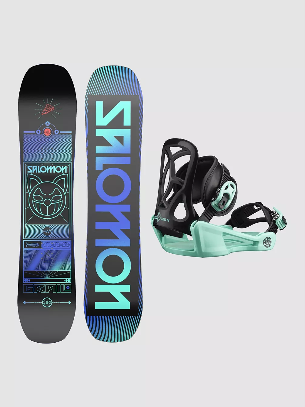 Salomon Grail 110 + Goodtime XS 2023 Snowboard-Set 3 Salomon Grail 110 + Goodtime XS 2023 Snowboard-Set