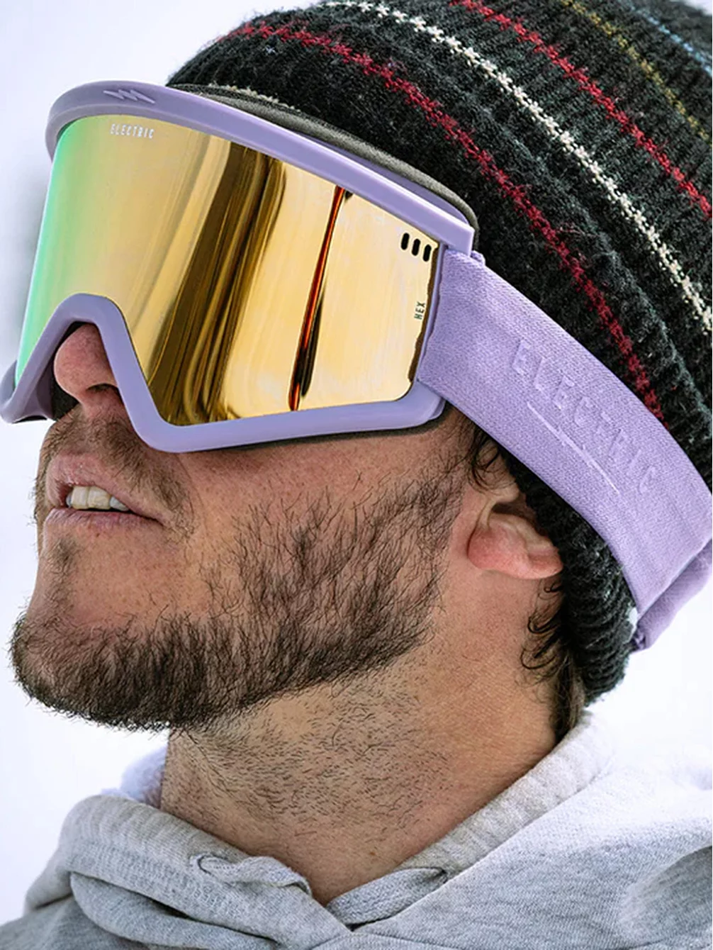 Electric HEX (Invert) Matte Mauve Goggle 4 Electric HEX (Invert) Matte Mauve Goggle – Bild 2