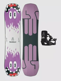 Bataleon Minishred 95 + Minishred SM 2023 Snowboard-Set