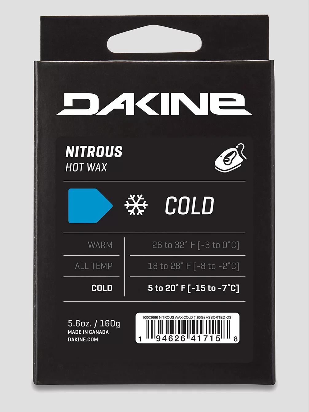 Dakine Nitrous Cold 160g Wachs 3 Dakine Nitrous Cold 160g Wachs