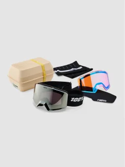 100Percent Norg Hiper Black/Silver Goggle