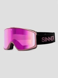 Sinner Sin Valley S Matte Lt Pink (+Bonus Lens) Goggle