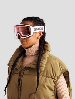 Sinner Sin Valley S Matte White (+Bonus Lens) Goggle -Snowboard Verkaufsgeschäft SinValleySMatteWhiteBonusLensGoggle 2