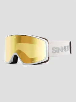 Sinner Sin Valley S Matte White (+Bonus Lens) Goggle