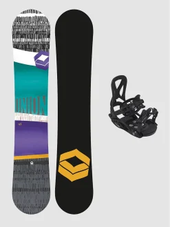 FTWO Union 110 + Eco Pure S Snowboard-Set