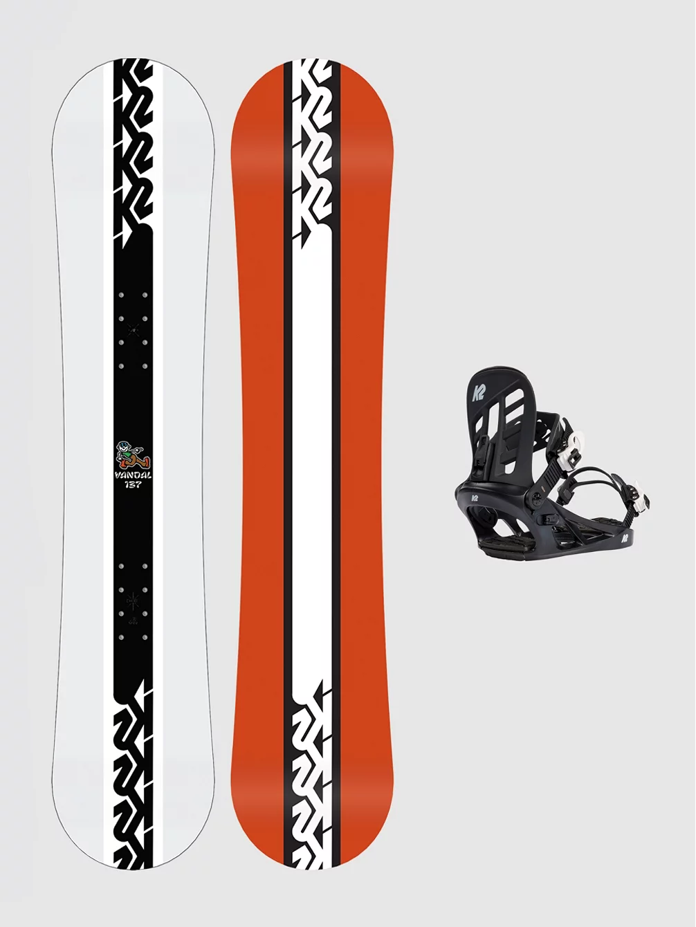 K2 Vandal 132 + You+H Blk M 2023 Snowboard-Set 3 K2 Vandal 132 + You+H Blk M 2023 Snowboard-Set