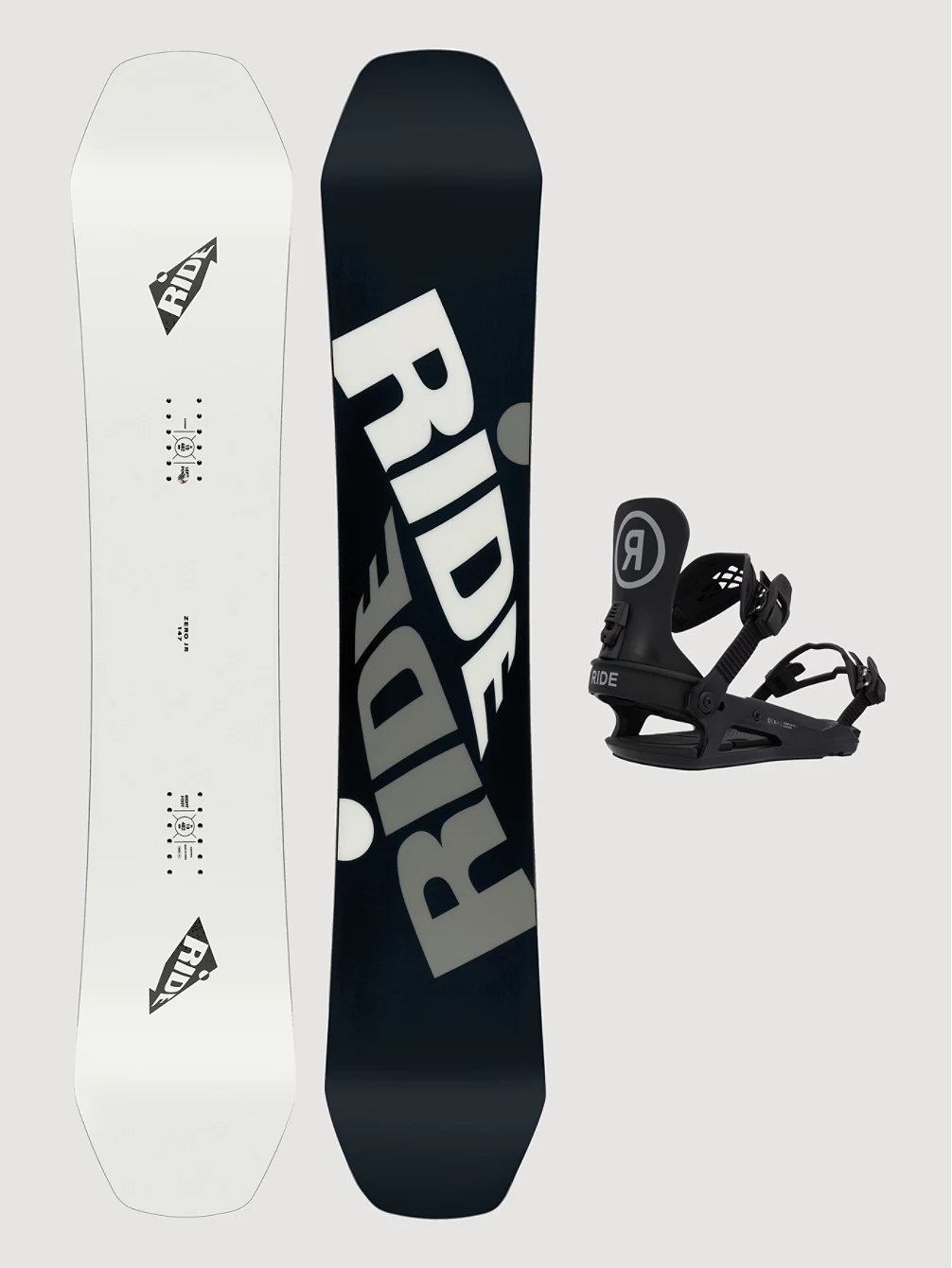 Ride Zero Jr 142 + K1 Blk S 2023 Snowboard-Set 3 Ride Zero Jr 142 + K1 Blk S 2023 Snowboard-Set